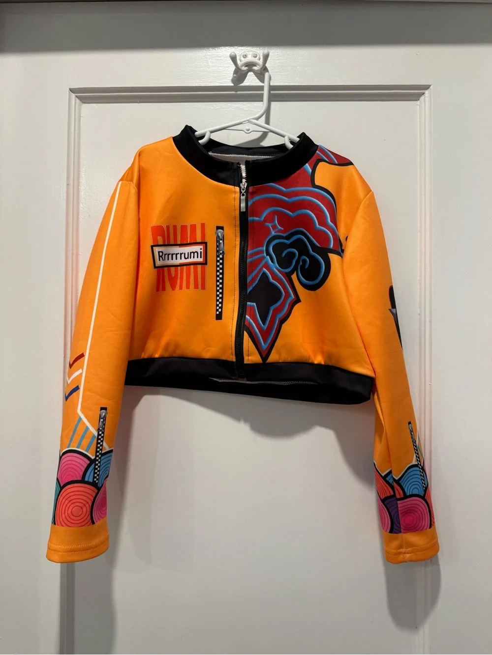 KPop Demon Hunters 3 Piece RUMI Costume - Jacket, Shirt, Shorts - Size 8